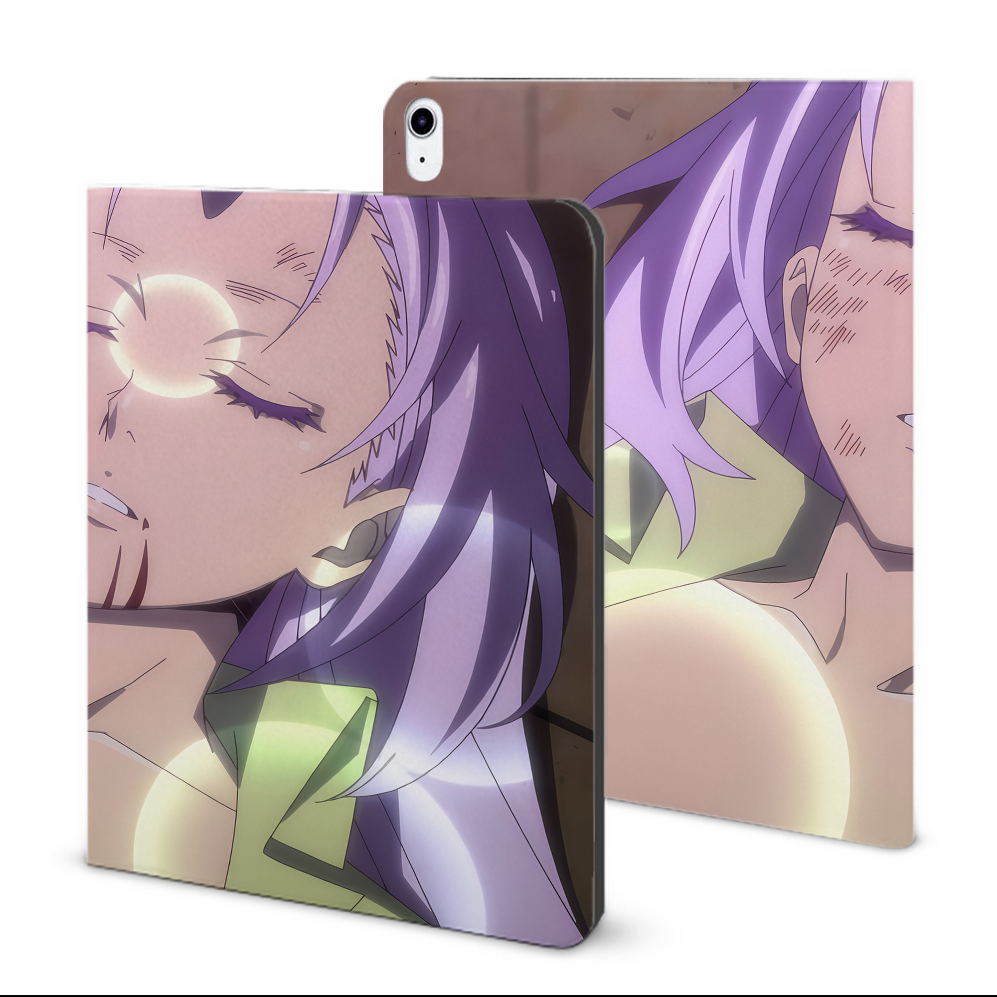 （画像用） 転スラ Regarding Reincarnated to Slime IPad ケース ブック型 PUレザー TPU 耐衝撃 軽量 薄型 ペン収納なし 全面保護 IPad 各モデル対応